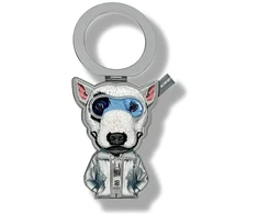 Magnetic pendant Nimmy Cool&amp;Cute 2.0 Dog pilkos spalvos