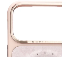 „Nimmy Lucky Fashion Cat“ „MagSafe“ dėklas, skirtas „iPhone 17 Pro“ – rožinis