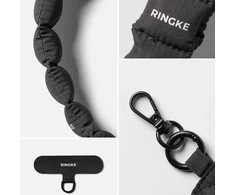 Ringke Rinkge Holder & Puffer Hand Strap Calm juoda