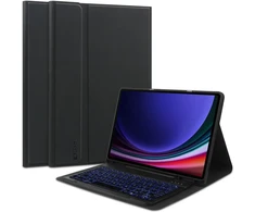 Tech-Protect dėklas su klaviatūra Galaxy Tab S9 FE+ – juodas