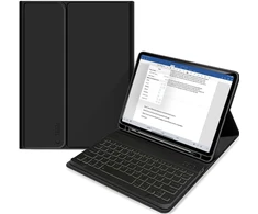 Tech-Protect SC Pen + klaviatūros dėklas su klaviatūra, skirta iPad 10.9" 2022 – juoda
