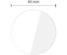 „Tech-Protect Glass Fit+“ 2 grūdinto stiklo pakuotė, skirta „Huawei Watch GT 6 Pro 46mm“ – skaidri.