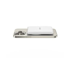 Tech-Protect LifeMag PB10 Powerbank su MagSafe 5000mAh 15W USB-C prievadu – baltas + USB-C laidas