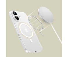 Dėklas Hurtel AirPods 1/2 silikoninių dėklų rinkinys su karabinu – baltas