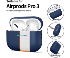 Tech-Protect Silikoninis dėklas for AirPods Pro 3 - Navy Mėlyna