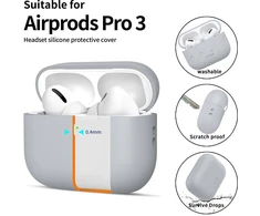 Tech-Protect Silikoninis dėklas for AirPods Pro 3 - Gray