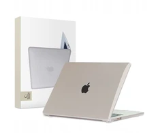 Tech-Protect SmartShell dėklas, skirtas MacBook Air 15" M2 / M3 / 2023-2024 - Skaidrus