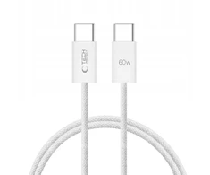 Tech-Protect UltraBoost Classic USB-C / USB-C PD kabelis 60W 3A 1m - baltas