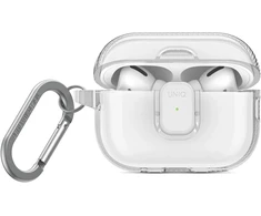 Dėklas UNIQ Glase Pro skirtas AirPods Pro 2 Lock Case skaidrus