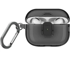 Dėklas UNIQ Glase Pro skirtas AirPods Pro 2 Lock Case pilkos spalvos
