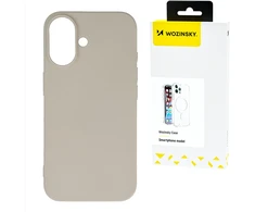 Dėklas Wozinsky Silicone flexible silicone for Samsung Galaxy S25 Ultra – beige