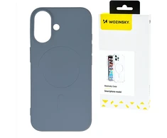 Wozinsky Silicone Magsafe Magnetic Samsung Galaxy S25 – dėklas telefonui pilkos spalvos