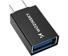 Wozinsky W10GY1S USB-C – USB-A 3.2 10Gb/s Adapteris – juodos spalvos