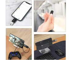 Wozinsky WALA-01 „Lightning“ į USB-A OTG adapteris – juodas