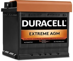 Akumuliatorius AGM Duracell Extreme 50Ah 540A 12V Start Stop