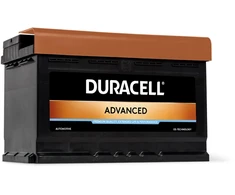 Akumuliatorius Duracell Advanced 77Ah 700A 12V