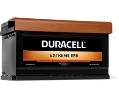 Akumuliatorius Duracell Extreme EFB 75Ah 730A 12V žemas