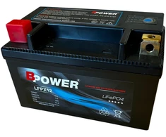 Bpower Akumuliatorius motociklui LiFePO4 3,5Ah 250A 12,8V YTX12BS Ličio