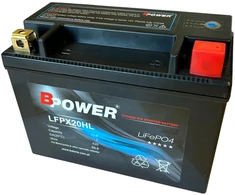 Bpower Akumuliatorius motociklui LiFePO4 7Ah 420A 12,8V YTX20HL-BS Ličio