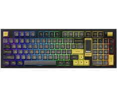 Klaviatūra AKKO 5098B Plus (Juoda/Geltona) - Akko V3 Piano Pro Switches