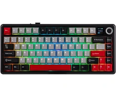 Klaviatūra Aula F75 MAX (Juoda/Raudona) - LEOBOG Reaper Switches