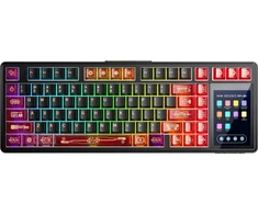 Klaviatūra Aula L99 (Juoda/Raudona) - Caramel Latte Switches
