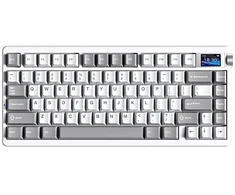 Klaviatūra Aula NOVA75 (Balta/Pilka) - Star Vector Switches