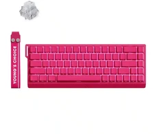 MCHOSE Ace 68 laidinė magnetinė žaidimų klaviatūra | US | Ice Rhino Switch | Rose Raudona