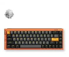 Orange Oranžinis Klaviatūra MCHOSE Ace 68 Turbo Full-aluminum Esports Magnetinė Hall Effect (Galaxy Oranžinis) - Mount Tai Magnetic Switch GT Switches