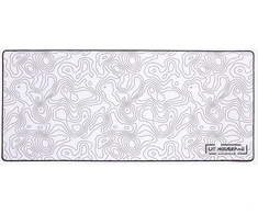 Pelės kilimėlis „LIT Pelės kilimėlis” Baltas Topographic - 900x400x3mm