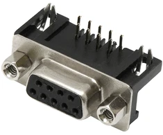 0008# D-sub db 9(f) kampinis lizdas