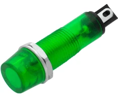 0653# Neoninis indikatorius 9 mm (žalias) 230 V