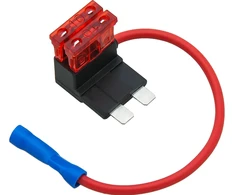 Blow Oem Saugiklio adapteris su dviem ATO MIDI tipo 10A saugikliais papildomai įrangai