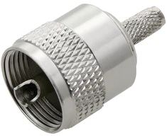 1099# CB kištukas (UHF/UC1) užspaudžiamas RG58+įvorė RG58+įvorė