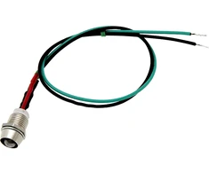 1423# 5 mm LED (žalia 12 V) indikatoriaus lemputė su laidu