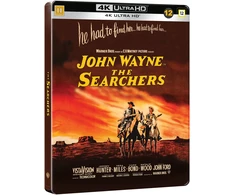 155 „The Searchers“ plieninio popieriaus 1 diskas (4K UHD + BD) John Wayne Classics