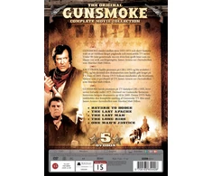 161 „Gunsmoke“ – filmų rinkinys (5 diskai) (Jamesas Arnessas)