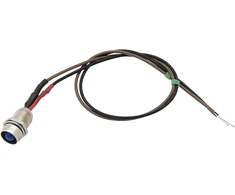 1617# 5 mm LED (mėlynas 12 V) indikatorius su laidu