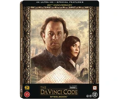 194 „Da Vinčio kodas“ – plieninė knyga, 3 diskai (4K UHD + BD)