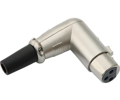 2213# Mikrofono lizdas XLR 3P kampiniam kabeliui