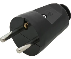 2285# WT-30 tiesus juodas kištukas