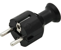 2287# WT-40 tiesus juodas kištukas