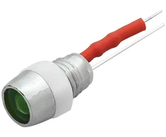 2510# 5 mm LED (12 V žalias indikatorius)