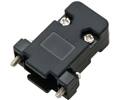 2725# D-sub db 9(h) kabelio korpusas juodas
