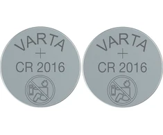 2x 2 x CR-2016 CR2016 3 V ličio „Varta“ baterijos