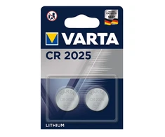 2x 2 x CR-2025 CR2025 3V Varta ličio baterijos