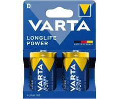 2x 2 x R-20 R20 D 1,5 V šarminės „Longlife Power Varta“ baterijos