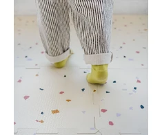 3 Sprouts - EVA putplasčio kilimėlis - teraco kreminės spalvos - 171 cm x 123 cm