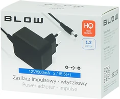 Blow Impulsinis maitinimo šaltinis 12V 500mA DC 2.1x5.5