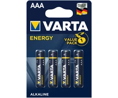 4 x R-03 LR03 AAA 1,5 V vertės pakuotė 4103 Varta energijos baterijos